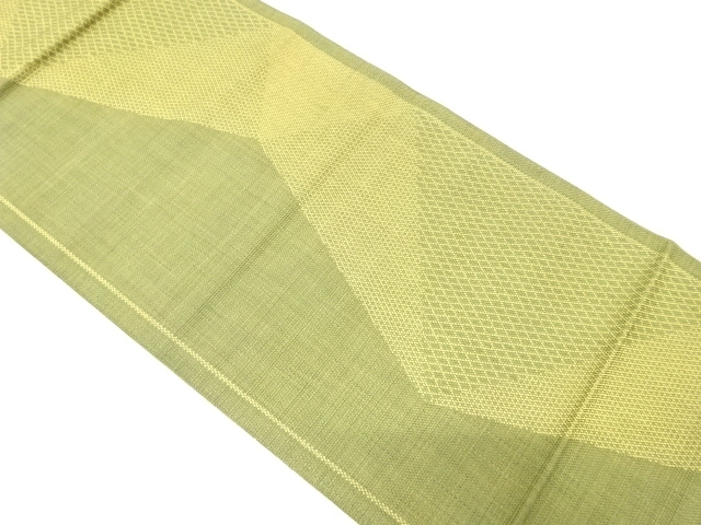 JAPANESE NAGOYA OBI / WOVEN GEOMETRIC
